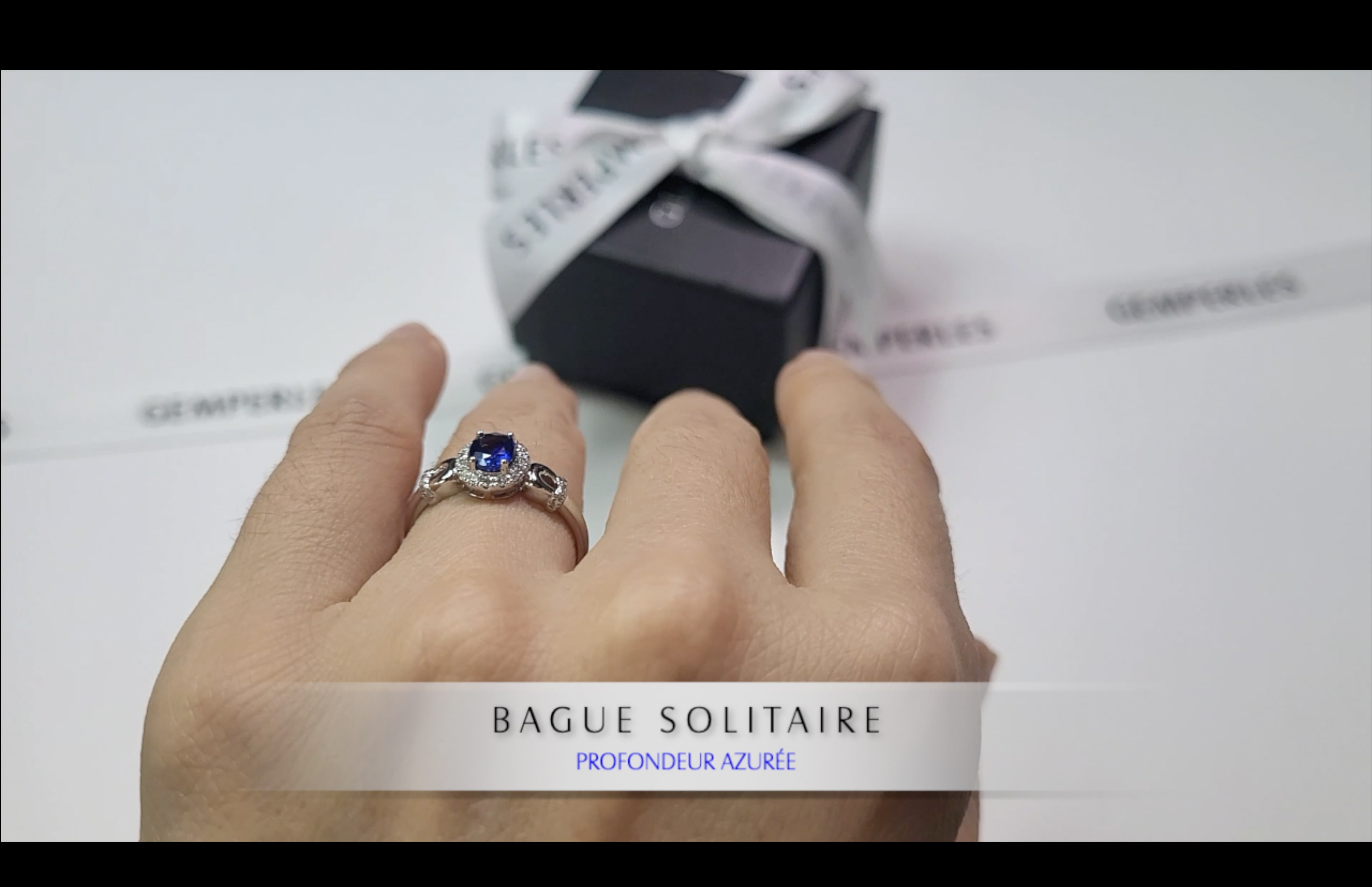 Saphir Naturel D'Australie – 1,42 Carats, Ovale, Bleu Vif, Non Traité, Qualité Exceptionnelle