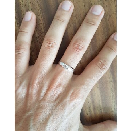 Alliance Stewart- Alliance or blanc diamants - Alliance Homme