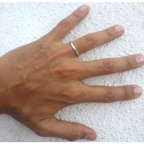Alliance Mariage - Alliance Homme - Anneau Platine  | Gemperles