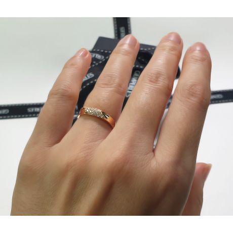 Alliance Femme. Or jaune. Diamants 0.105ct | Lucile