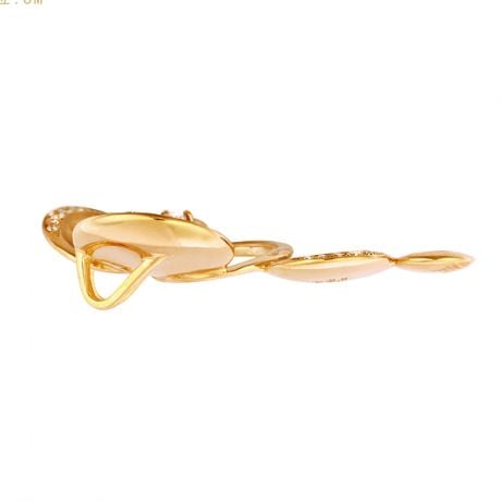 Pendentif or jaune 18 carats - 3 arc en diamants
