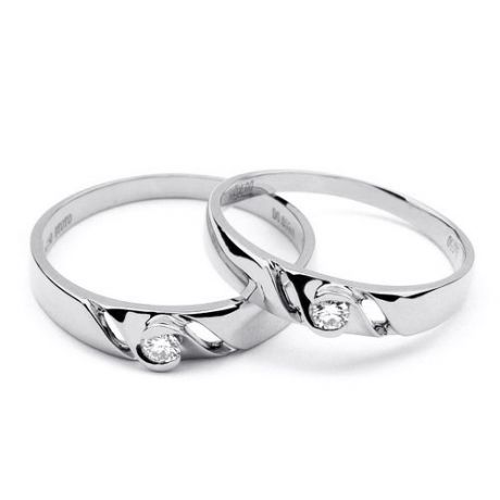 Bijoutier alliance de fiançaille - Alliance Femme diamant - Platine