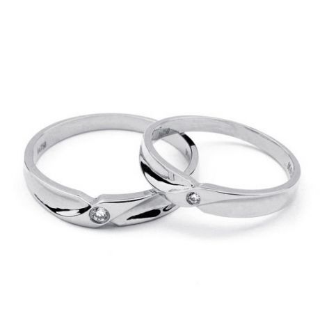 Alliance originale platine - Alliance Femme - Diamant
