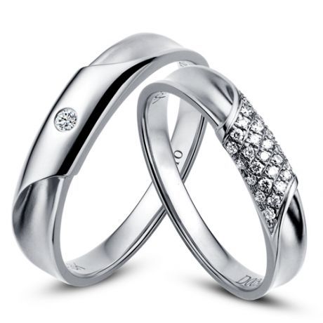 Alliance Homme - Or blanc - Diamant 0.045ct | Lucas
