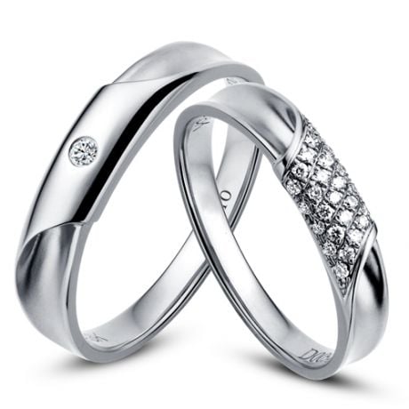 Alliance Homme - Platine - Diamant 0.045ct | Lucas