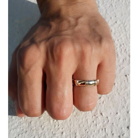 Alliance en or jaune 18 carats - Alliance diamants pour Homme | Beethoven