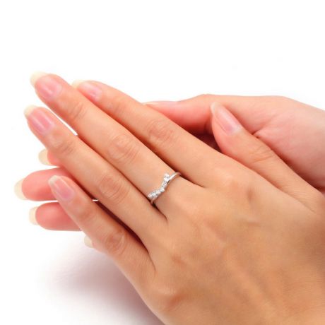 Bague Femme Freedom - Platine, Diamants - Ailes de Colombe | Gemperles