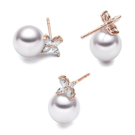 Boucles Oreilles Symphonie Nuptiale Or rose