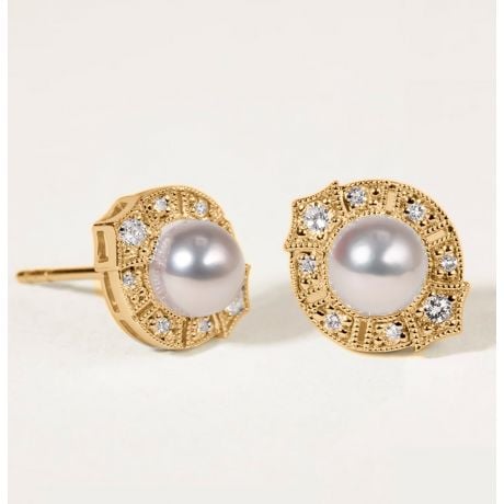 Boucles d'Oreilles Géométria Préciosa Or jaune