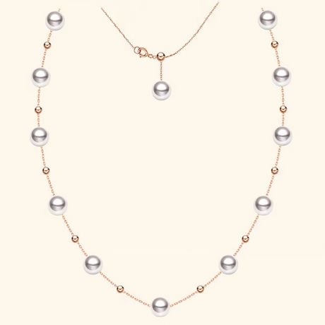 Collier Solstice III or rose