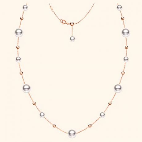 Collier Solstice II or rose