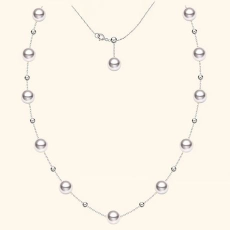 Collier Solstice III or blanc