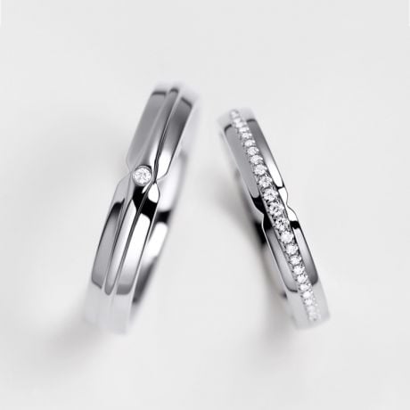 Alliances Mariage Diego Frida Platine