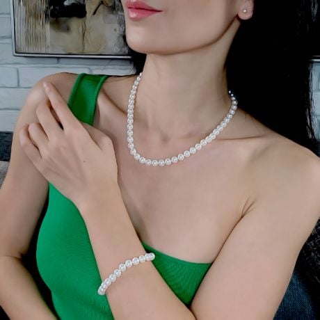 Parure Mariage Perlé