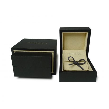 Bague homme duo d'or jaune et blanc 18cts - Diamant 0.060ct demi-clos