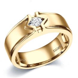 Bague Hommes. Or jaune. Diamant brillant | Louis