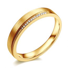 Alliance Femme, Une pointe d'amour. Or et diamants