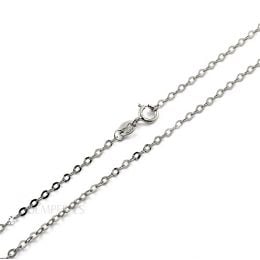 Chaîne forçat. Or blanc 45cm (1.1gr)