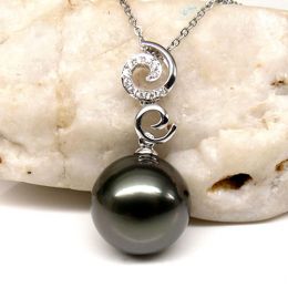 Pendentif perle de Tahiti - 12/13mm - AAA