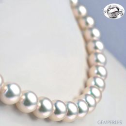 Collier luxe haute joaillerie - Perles de culture Akoya Japo