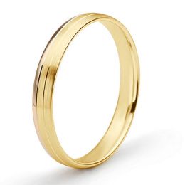 Alliance 2 ors liés - Bague créative pour Homme or jaune et 