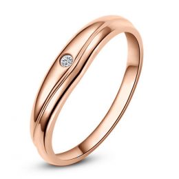 Modèle alliance mariage - Alliance classique Homme - Or rose