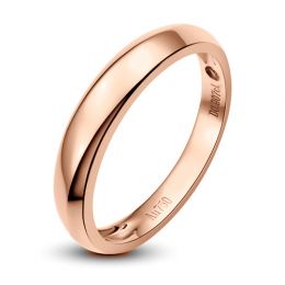 Alliance Homme. Or rose. Diamant 0.007ct