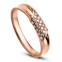 Alliance Femme - Or rose - Diamants 0.105ct | Lucile