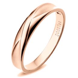 Alliance Homme. Or rose. Diamant 0.007ct
