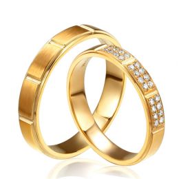 Alliances or mariage - Alliances diamants - Or jaune, Couple 0.13ct