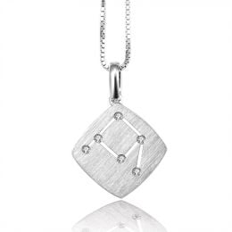 Pendentif constellation zodiacale - Signe de la balance - Or