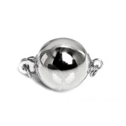 Bolla, Or blanc 14cts, 8mm