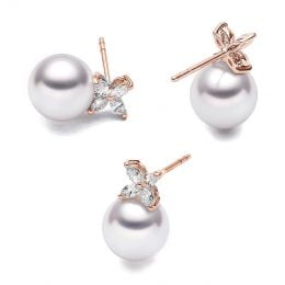 Boucles Oreilles Symphonie Nuptiale Or rose