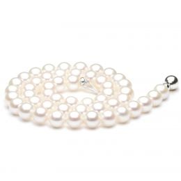 Collier perle mariage - Collier perles de Chine blanches - 7