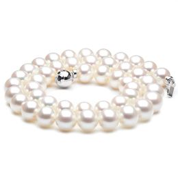 Collier perles eau douce blanches - Perles de culture - 8.5/