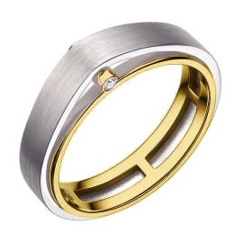Bague Homme en Diamants, Or blanc et jaune | Montserrat