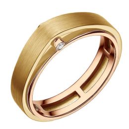 Bague Homme en Diamants, Or jaune et rose | Montserrat