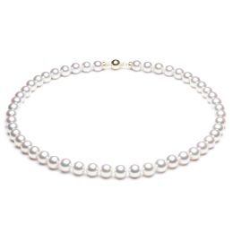Collier perles Akoya blanches - Perle de culture du Japon - 