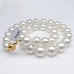 Collier perles des mers du sud blanches - Perle Australie 12