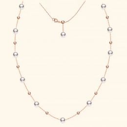 Collier Solstice or rose