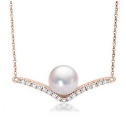 Pendentif Réflexion 4 or rose
