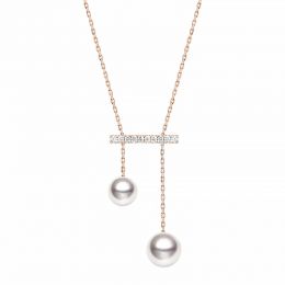 Pendentif Rêverie 3 or rose