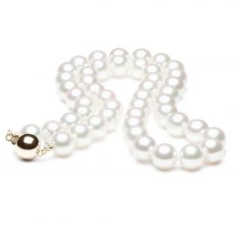 Collier perles de culture - Collier perle Akoya blanche Japo