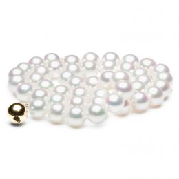 Collier perles Akoya - Perle de culture blanche Japon - 8/8