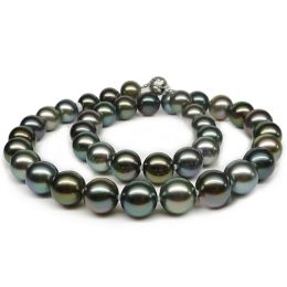 Collier perles de Tahiti multi couleurs - Perle polynésienne