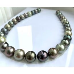 Collier perles de Tahiti multicolores - 13/14mm - AAA