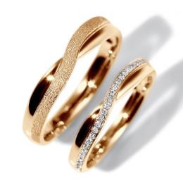 Alliances Duo Golden River - Or Rose