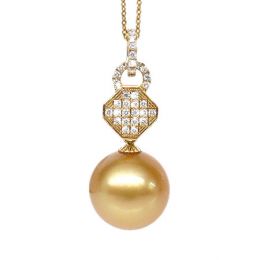 Pendentif bélière d'inspiration romaine - Perle d'Australie 