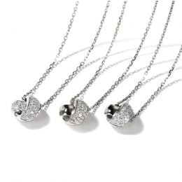 Pendentif Il était une fois... Nous - Noeud Or blanc, Diamants I Gemperles