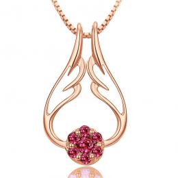 Pendentif aile d'ange - Pendentif ailes d ange or rose - Rub